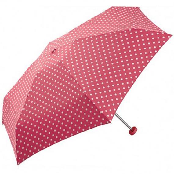 Micky and Stevie Umbrella pink with dots