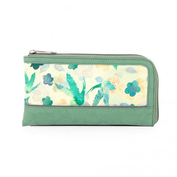 Zip Up Wallet Summer Sky by b.sirius